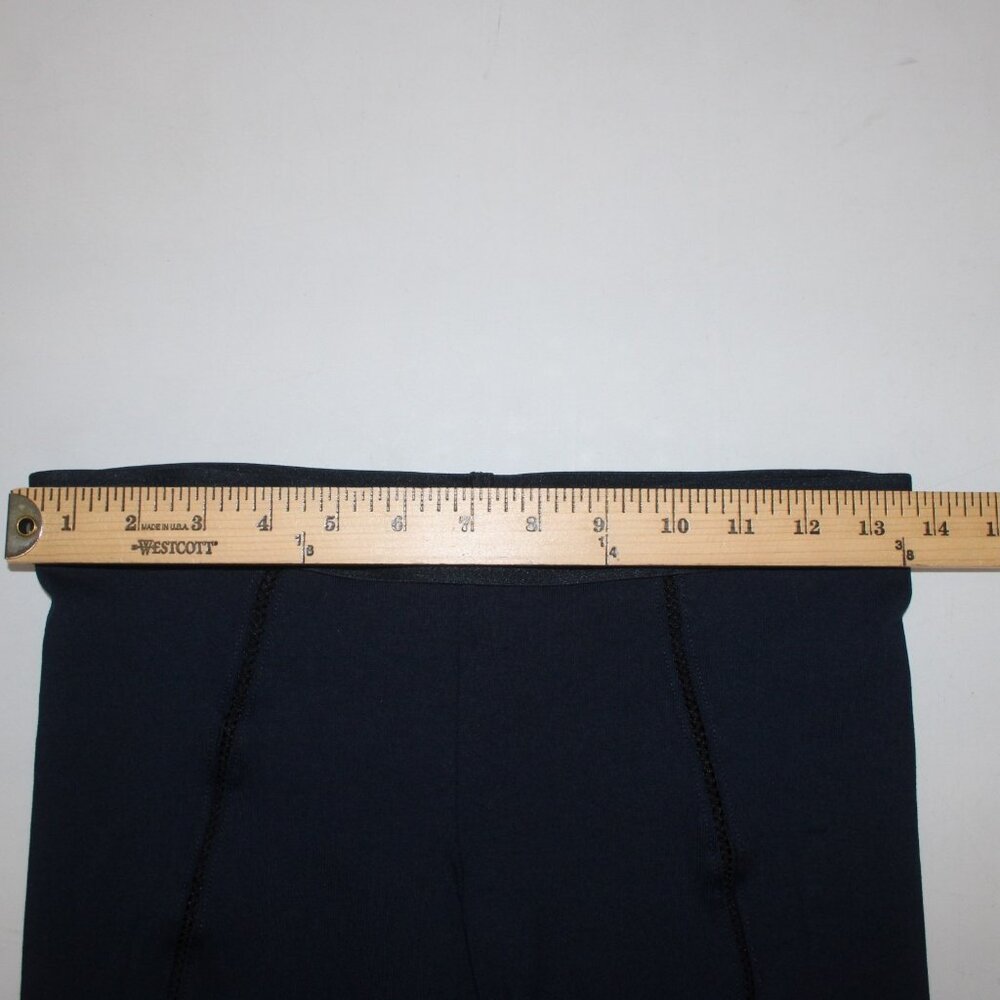David Lerner AW Pant Chiquedelgado Sz S x 25 Navy Blue Pull On Nylon Spandex - Picture 8 of 11